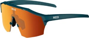 KOO Demos Cykelbriller - Fotokromisk - Dark Blue Matt / Red Photochromic