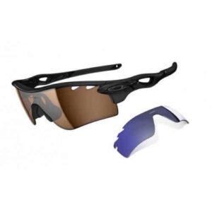 Oakley Radarlock Path Pol Black/Bronze/Deep Blue Cykelbriller