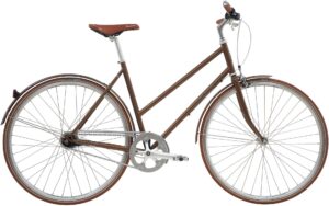 Raleigh Kent Dame 7g 2023 - Gul/Brun