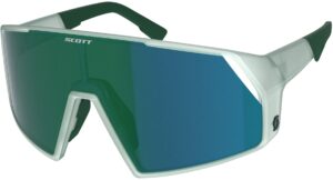 Scott Pro Shield Cykelbrille - Hvid/Grøn/Blå