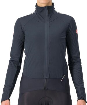 Castelli ALPHA DOPPIO ROS W JACKET Vinterjakke - Light Black/Silver