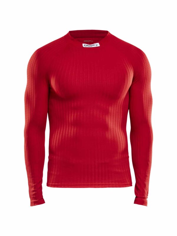 Craft - Progress Baselayer CN LS Maend - Bright Red XS