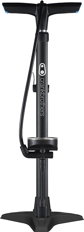 CrankBrothers Floor Pump / Fodpumpe Gem w. Analog Gauge - 160psi/11bar - Sort