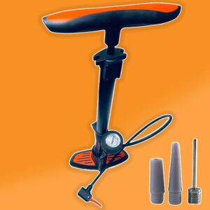 Cykelpumpe Deluxe: 11 bar/160 PSI med Integreret Manometer