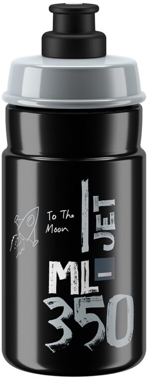 Elite JET Drikkedunk - 350ml - Black Grey