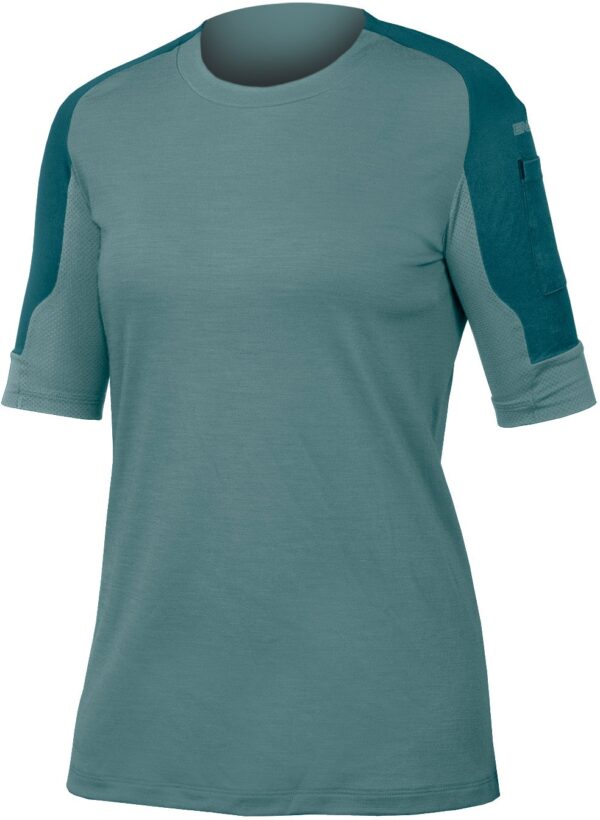 Endura Women's GV500 S/S Gravel/MTB Jersey - SpruceGreen