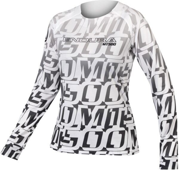 Endura Women's MT500 L/S Print Tee LTD - Hvid