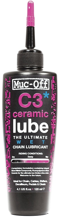 Muc-Off Wet Lube Olie - C3 Ceramic - 120 ml