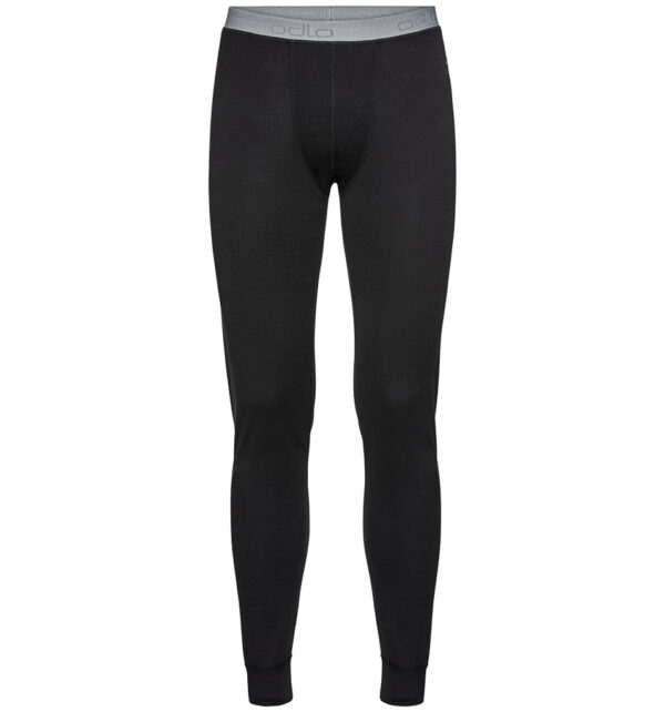 Odlo Men's Natural 100% Merino Warm Baselayer Pants - Sort-Medium