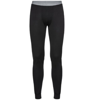 Odlo Men's Natural 100% Merino Warm Baselayer Pants - Sort-XX Large