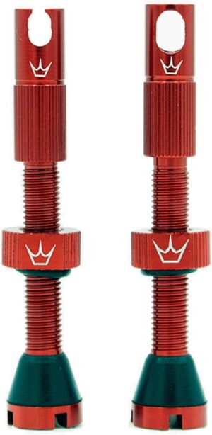 Peaty's x ChrisKing Tubeless Valves 60mm - Red