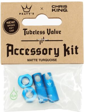 Peaty's x ChrisKing Tubeless Valves Kit - Turquoise