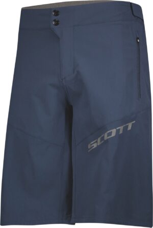 Scott Endurance MTB Shorts loose fit w/pad - Blå