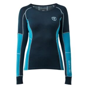 Tenson Merino Baselayer Top Women Turqoise - M