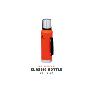 Termokande stor - Stanley Legendary Classic Bottle 1.0L - Blaze orange