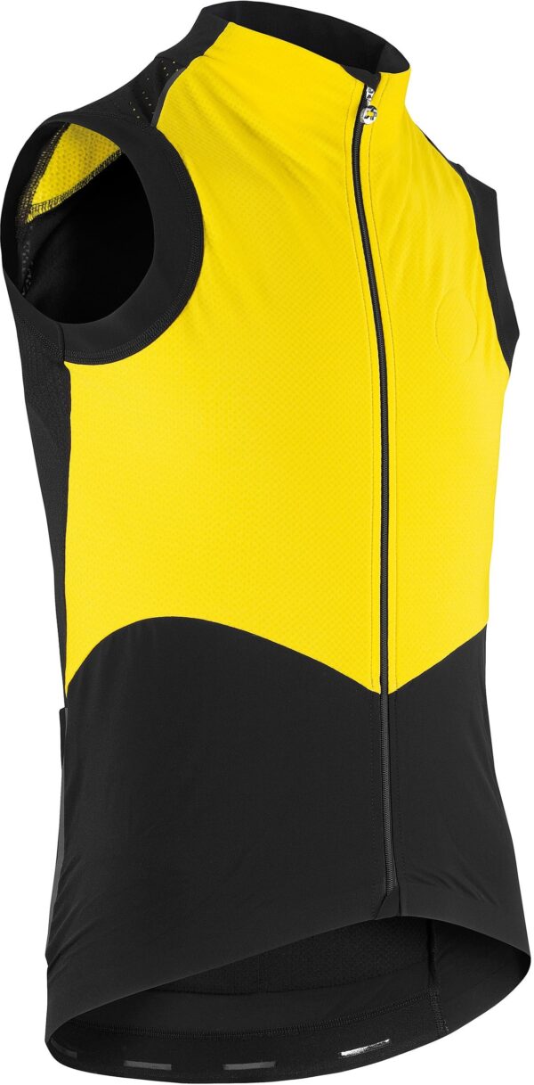 Assos Cykelvest tiburuGiletEquipe Spring/Fall Vest, Sort/Gul