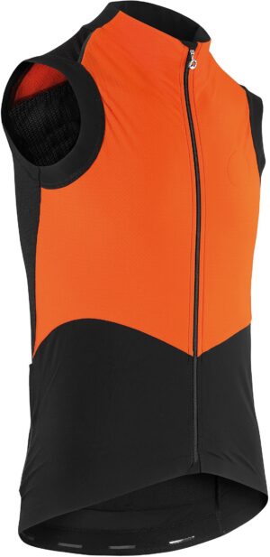 Assos Cykelvest tiburuGiletEquipe Spring/Fall Vest, Sort/Orange