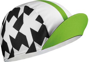 Assos EQUIPE RS Cap Kasket - Hvid/Grøn