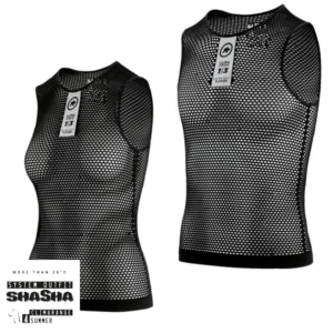 Assos Skinfoil NoSleeve Summer Base Layer - Sort