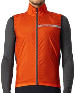 Castelli SQUADRA STRETCH VEST - Rød/Orange