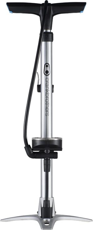 CrankBrothers Floor Pump / Fodpumpe Sterling - 160psi/11bar - Sølv