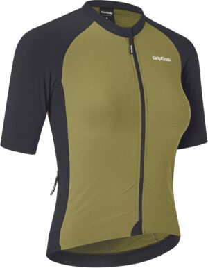 GripGrab Women's Grinta SS Jersey - Olive Green