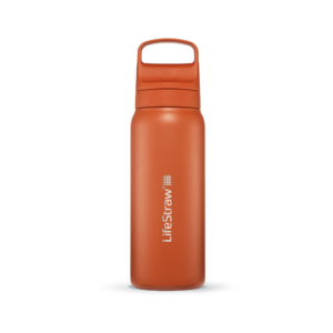 Lifestraw Vandflaske Med Filter - Go 2.0 Series Stainless Steel - Kyoto Orange