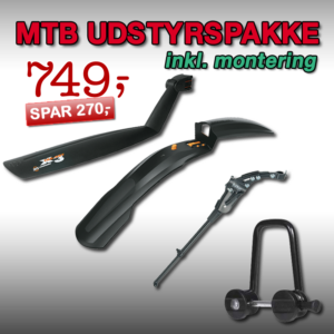 MTB Udstyrspakke 1 – 26″ / 27.5″ / 29″ inkl. montering!