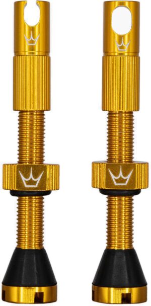 Peaty's x ChrisKing Tubeless Valves 80mm - Gold