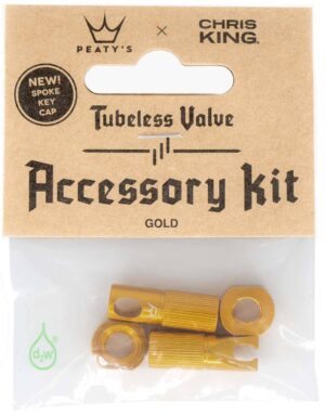 Peaty's x ChrisKing Tubeless Valves Kit - Gold