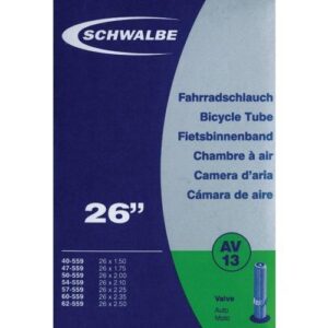 Schwalbe Cykelslange 26 tommer auto ventil AV13