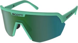 Scott Sport Shield Cykelbrille - Soft Teal Green / Green Chrome