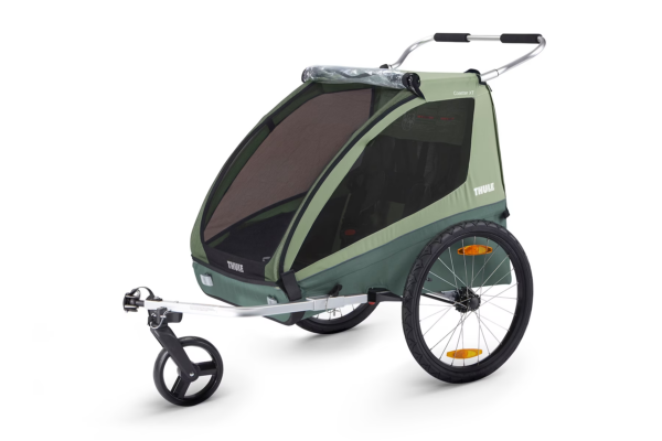 Thule Coaster XT Cykeltrailer til 2 børn - Grøn