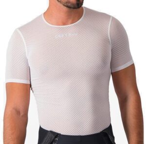 Castelli PRO MESH 2.0 SHORT SLEEVE Baselayer - Hvid