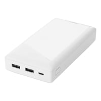 DELTACO power bank 20 000 mAh, 2x USB-A, short circuit protection