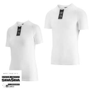 Assos Skinfoil ShortSleeve Summer Base Layer - Hvid