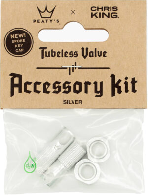 Peaty's x ChrisKing Tubeless Valves Kit - Silver