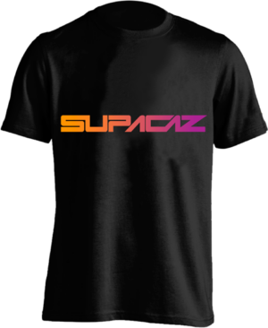 Supacaz T-shirt Feder - Sort/Orange