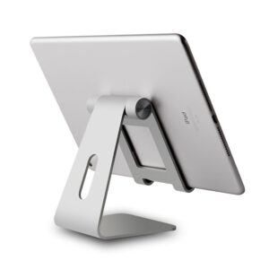 WERGON - Alba - iPhone / Smartphone / Tablet - Aluminium Foldbar Design holder 7-10" - Sølv