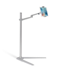 WERGON - Pluto - iPhone / tablet 4-13"" - Justerbar Design Alu holder H:41-107cm - Sølv