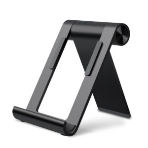 WERGON - Ydun - iPhone / Smartphone / Tablet - Aluminium Foldbar Design holder op til 7" - Sort