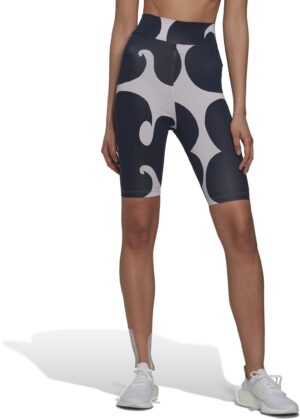 Adidas Marimekko Rib Cykelshorts Dame Hvid