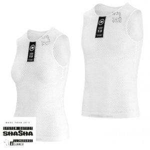 Assos Skinfoil NoSleeve Summer Base Layer - Hvid