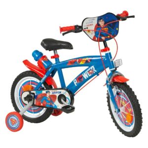 Børnecykel Superman Superman Multifarvet 14"