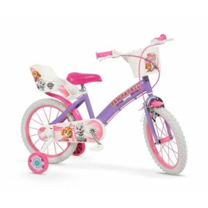 Børnecykel The Paw Patrol Pink 16"