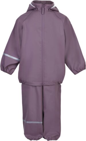 CeLaVi Basic Rainwear set Recycle PU Str 100 - Moonscape Regntøj hos Magasin