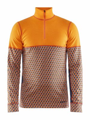 Craft - Merino 240 Zip Maend - Tiger-Asphalt S