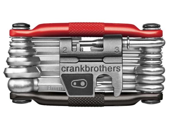 Crankbrothers M19 Black/Red Foldeværktøj, 19 Funktioner