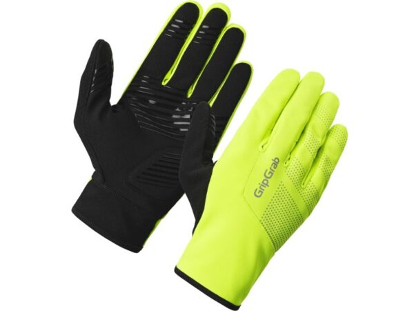 GripGrab Ride 2 Windproof Overgangshandsker, Yellow Hi-Vis, XL