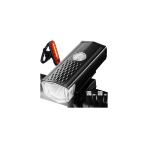 Lampe rowerowa LED USB + tylne ?wiat?o 23679